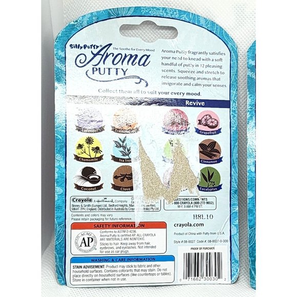 Spiced Apple & Lemongrass Aromatherapy Stress Relief .88 Oz Crayola Silly Putty - Picture 2 of 8